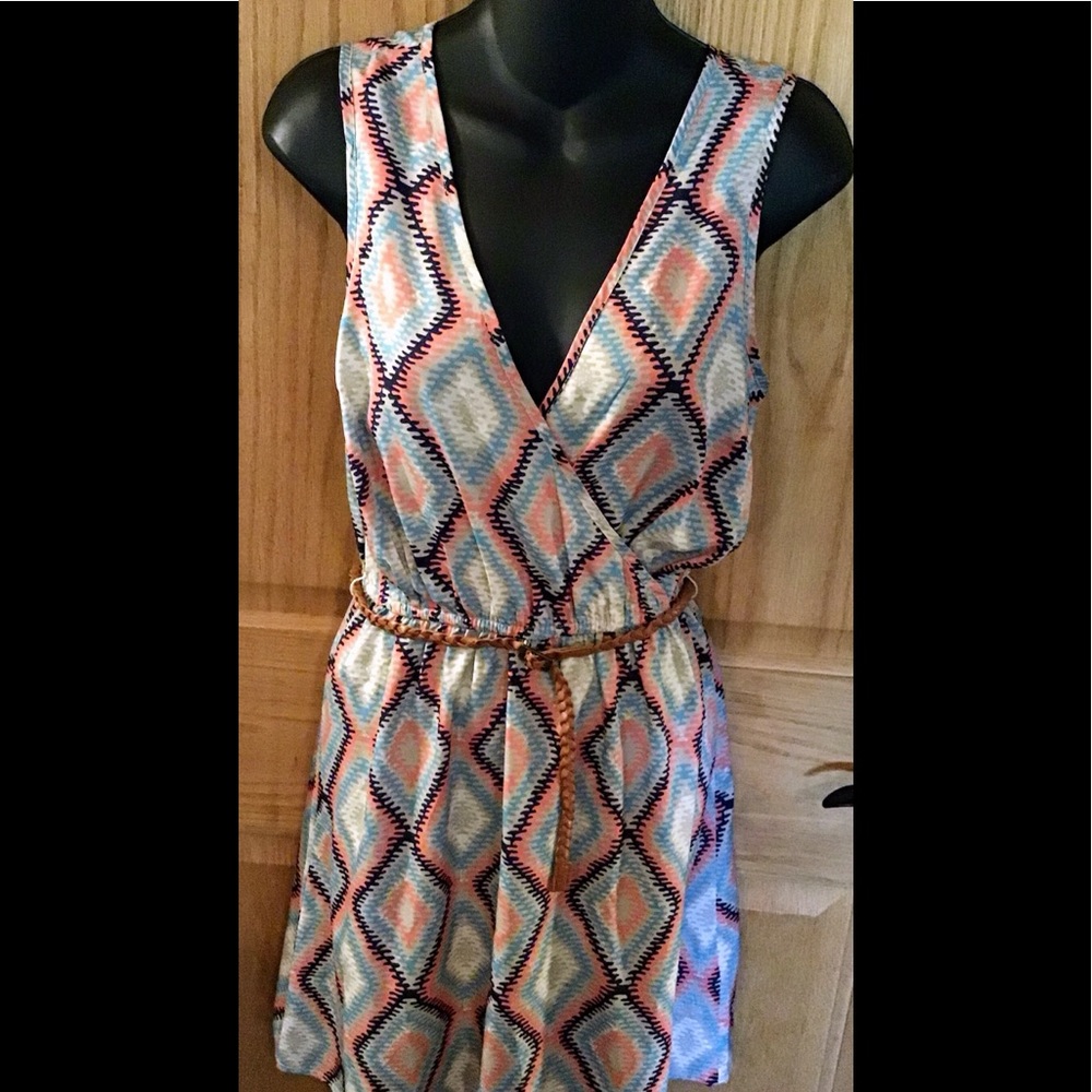 Charlotte Russe Aztec Design Dress S
